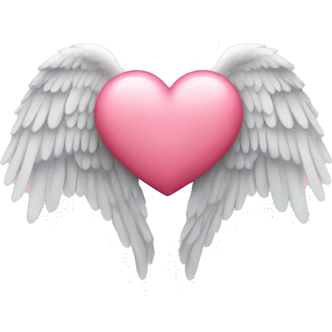 heart with angel wings emoji