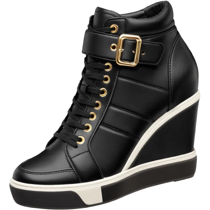steve madden wedge sneakers strap no buckle emoji