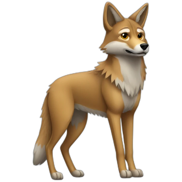 Coyote Full Body emoji