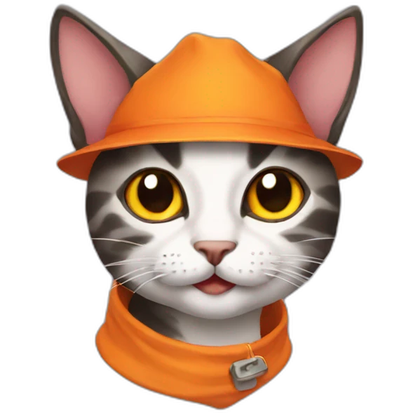 Cat Halloween emoji