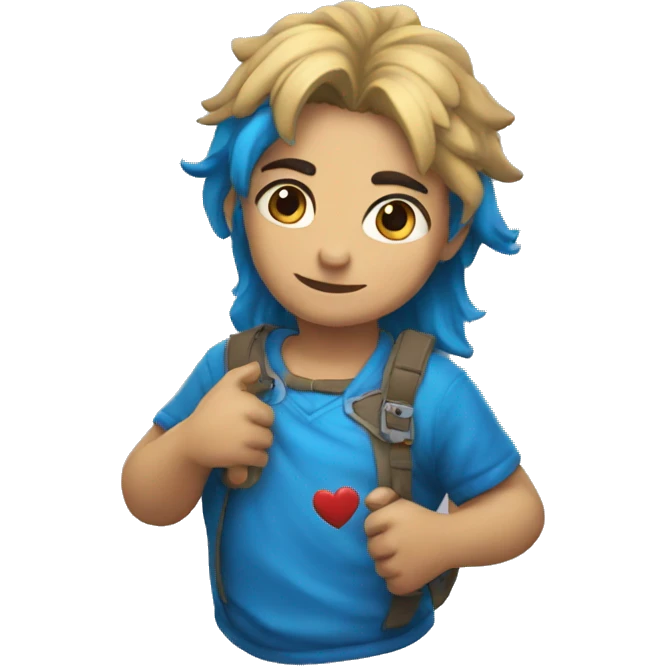 corazón azul emoji