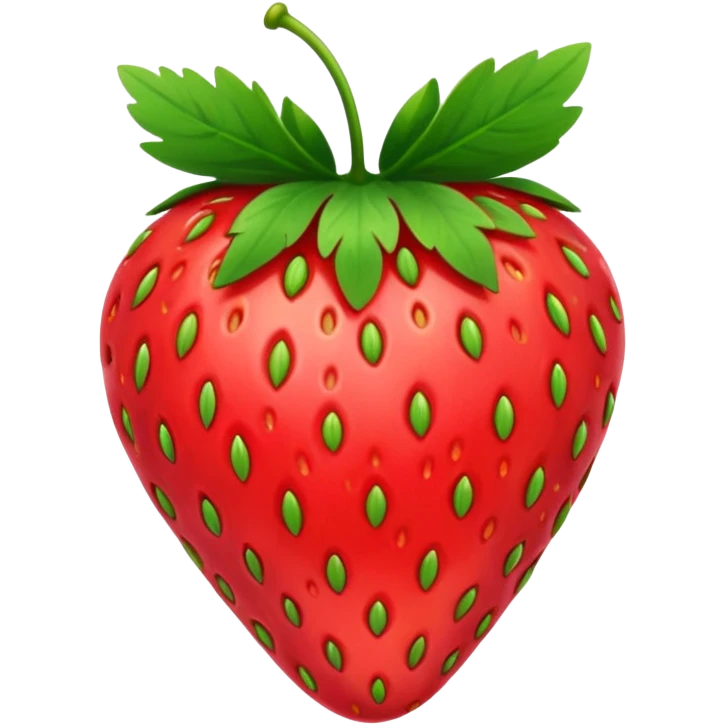 Una fresa pero en boseto emoji