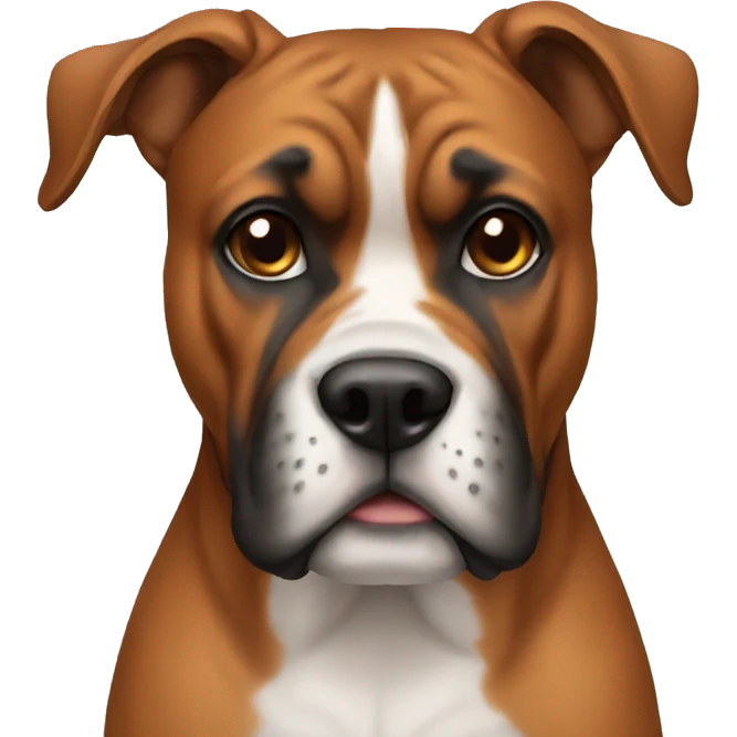 Dog boxer  emoji