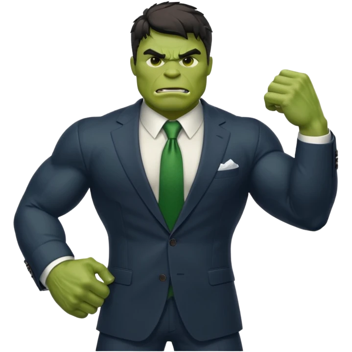 Hulk on shuit emoji