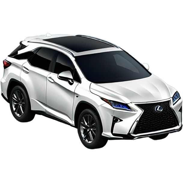 lexus rx sport blue car dark 2019 emoji