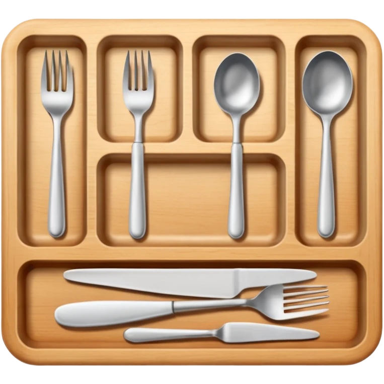 Cutlery tray emoji