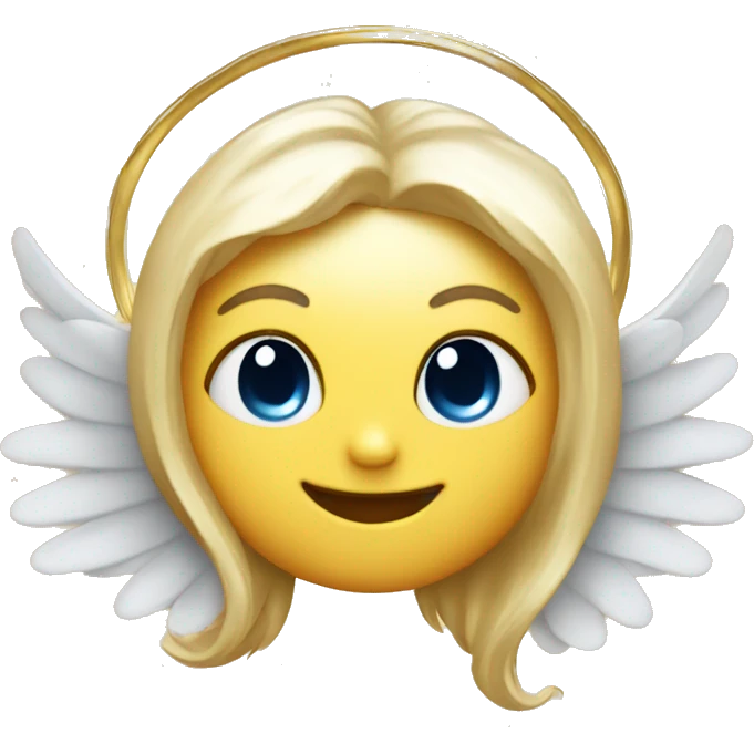 Star with wings and halo emoji