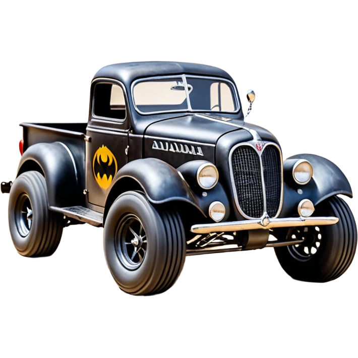 1:10 off-road lcg burning Basher Wednesday Adam’s CatWoman’s 1954 blackened tarnished hotrod ford jaguar rc pickup (extra wide low-profile pin tires without fenders) emoji