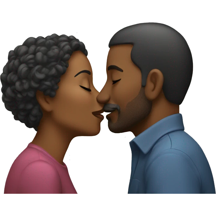 Man and woman kissing  emoji