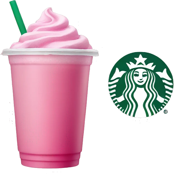 starbucks pink drink emoji