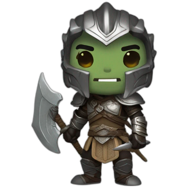 Funko pop dragonborn from Skyrim emoji