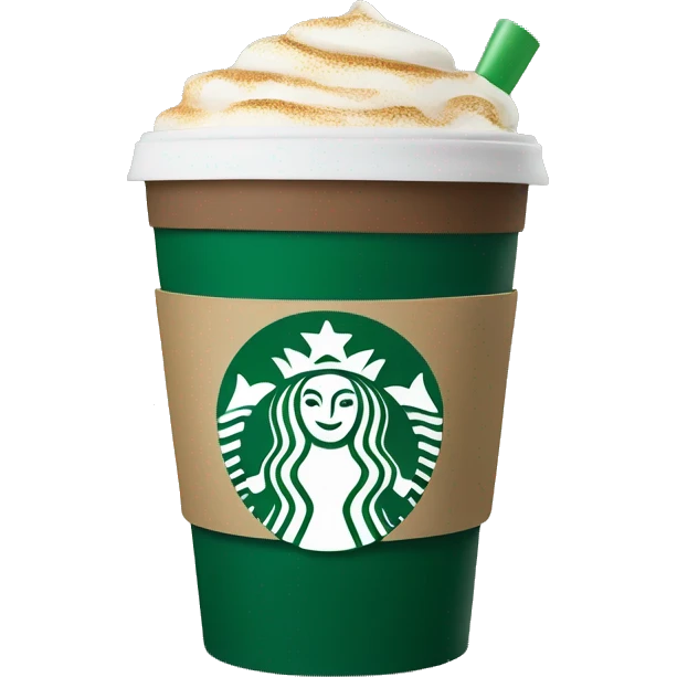Starbucks coffee cup emoji