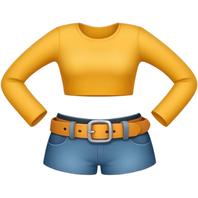 belt in girl hand emoji
