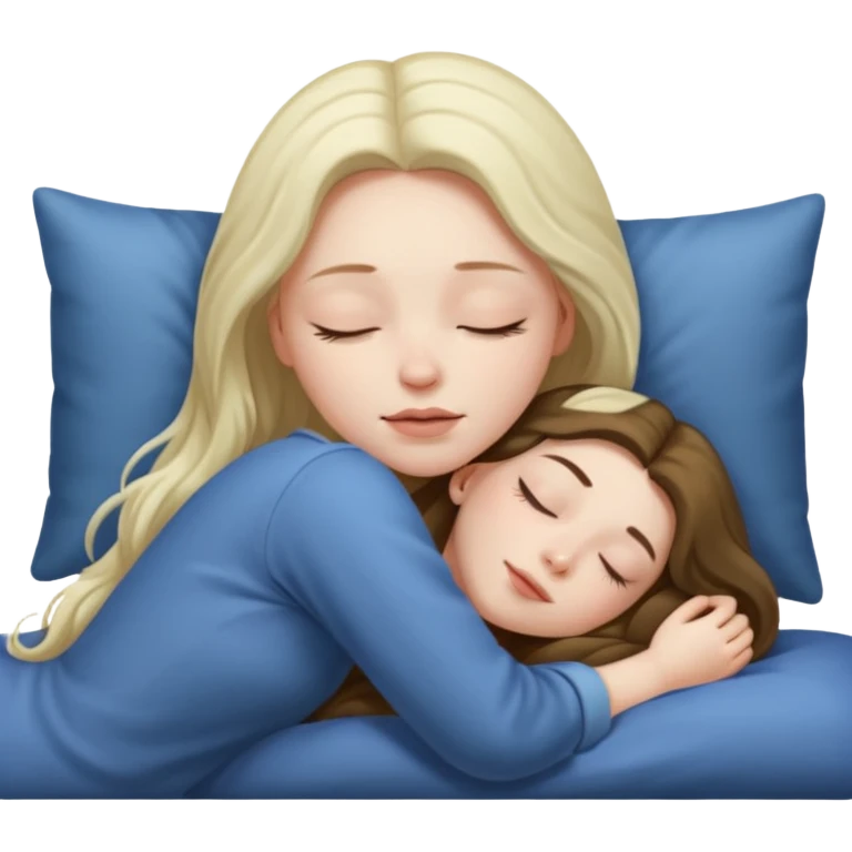 A girl sleeping emoji