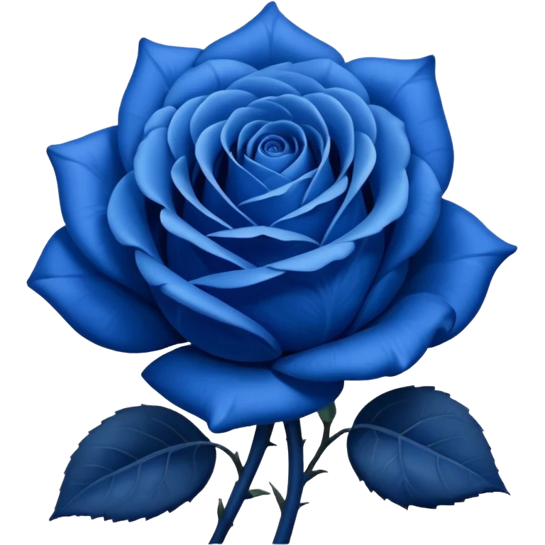 Rosa azul  emoji