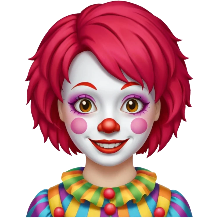 Clown woman emoji