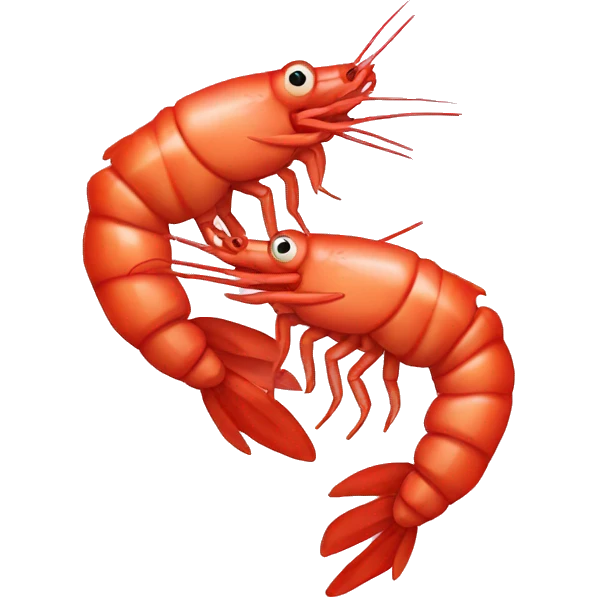 Couple prawns emoji