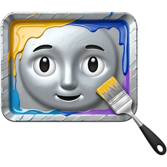 Palette paint knife, only knife emoji