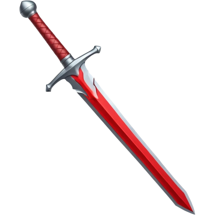 Make an Icon with a red sword emoji