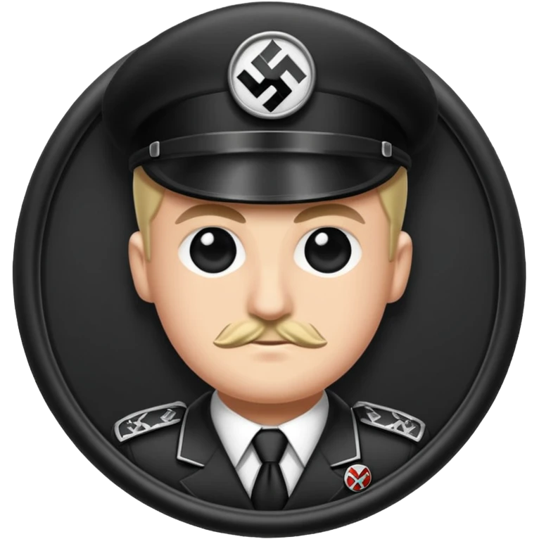 Nazi sembolü insan olmadan emoji
