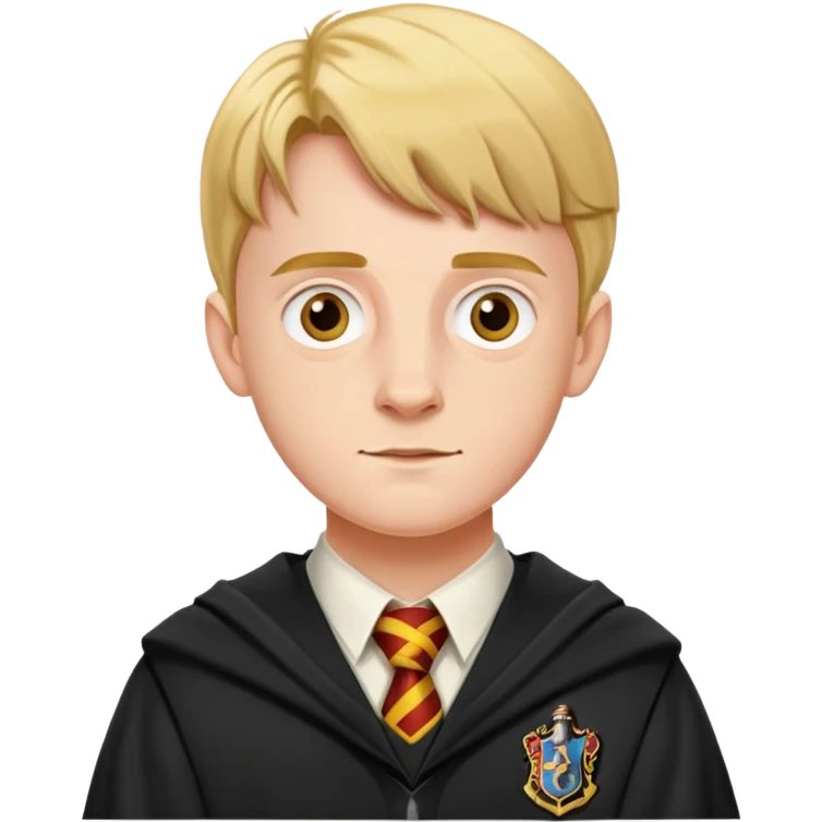 colin creevey in harry potter, wear hogwarts uniform emoji