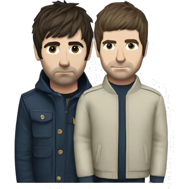 liam and noel gallagher emoji