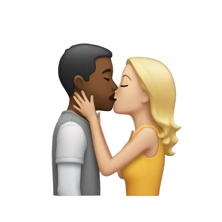 Two people kissing  emoji
