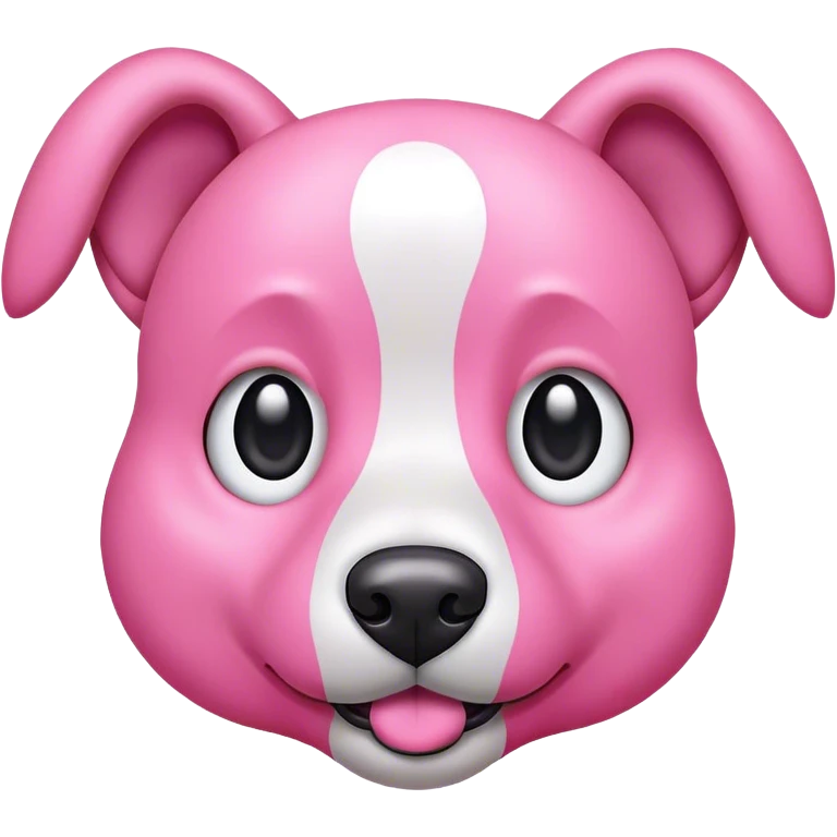Perro rosado   emoji