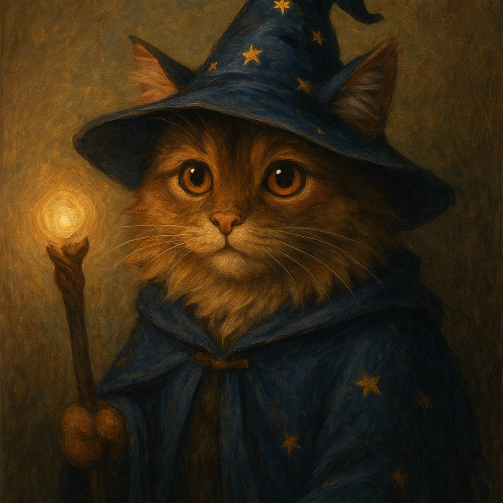 wizard gato emoji