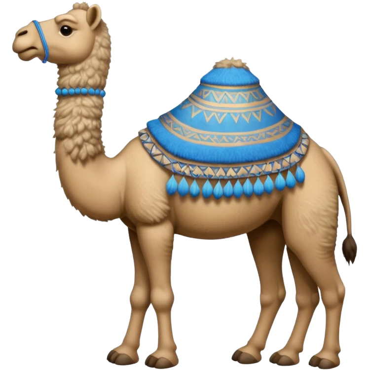 blue camel emoji