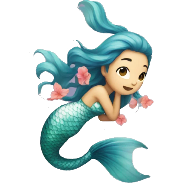koi mermaid  emoji