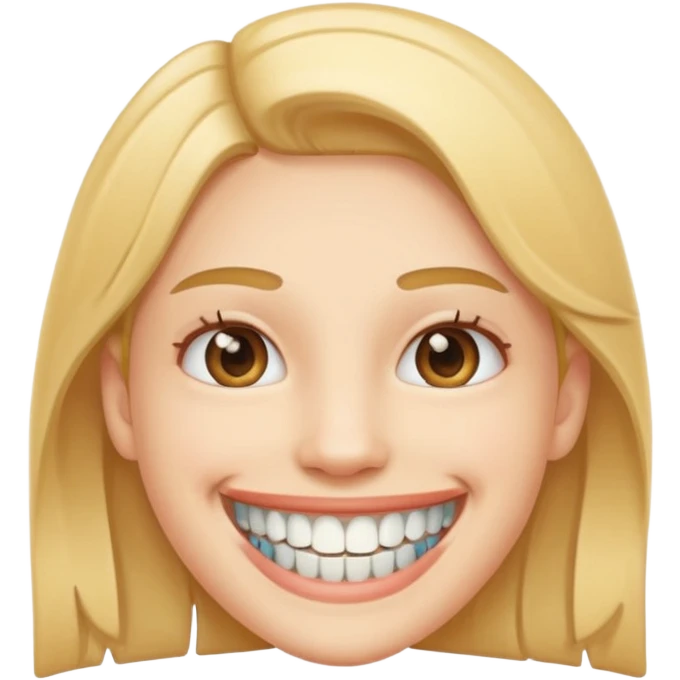 Smile with teeth and braces emoji