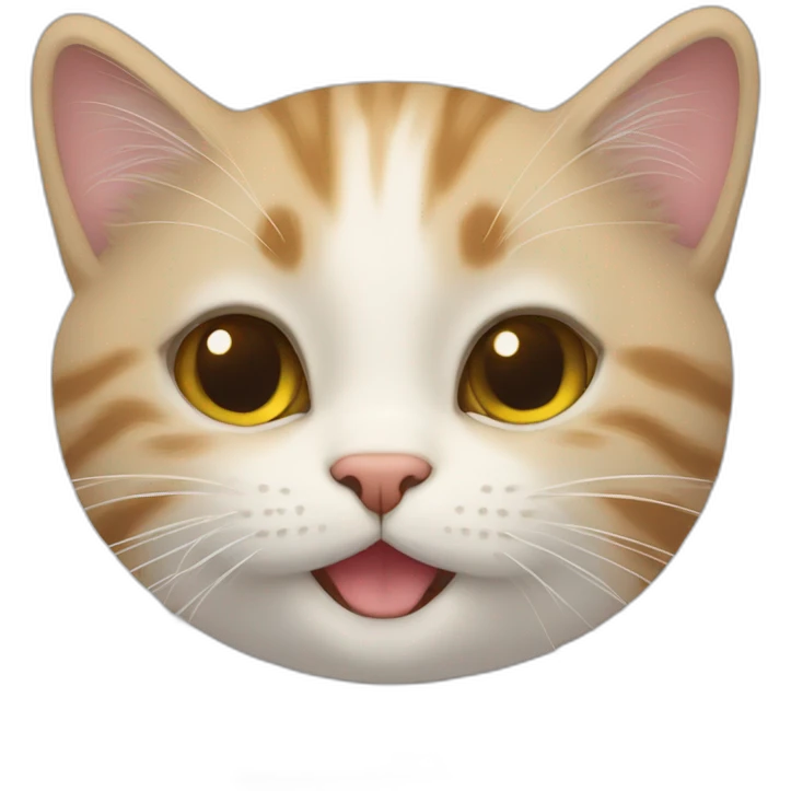 Cat and kitten love you emoji