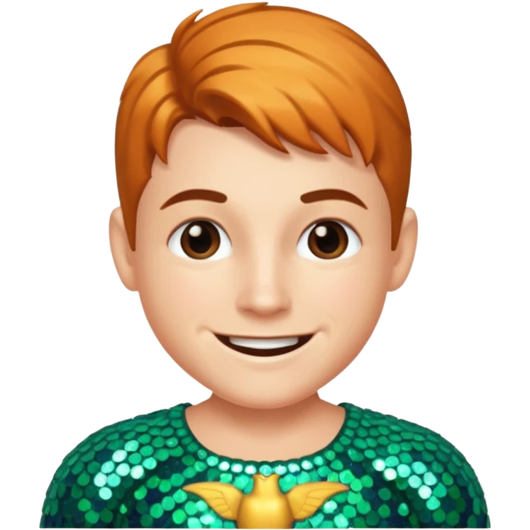 Robin with Sequin Outfit emoji