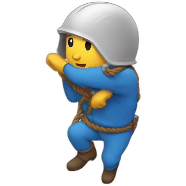 Corde d'escalade emoji