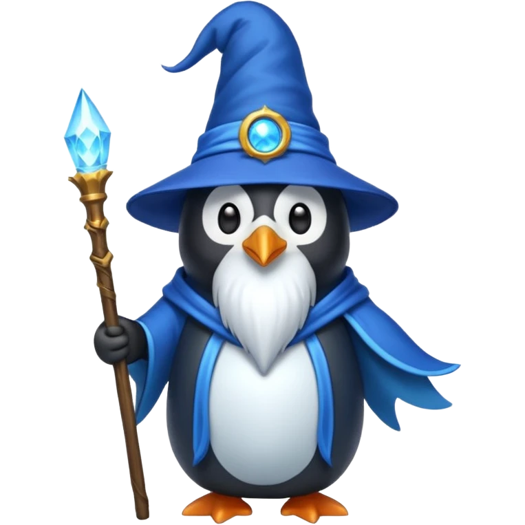 Penguin Wizard emoji