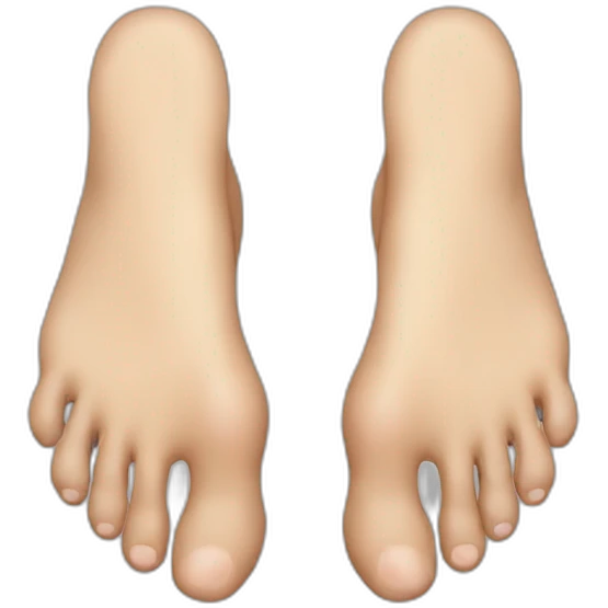 feet by head emoji