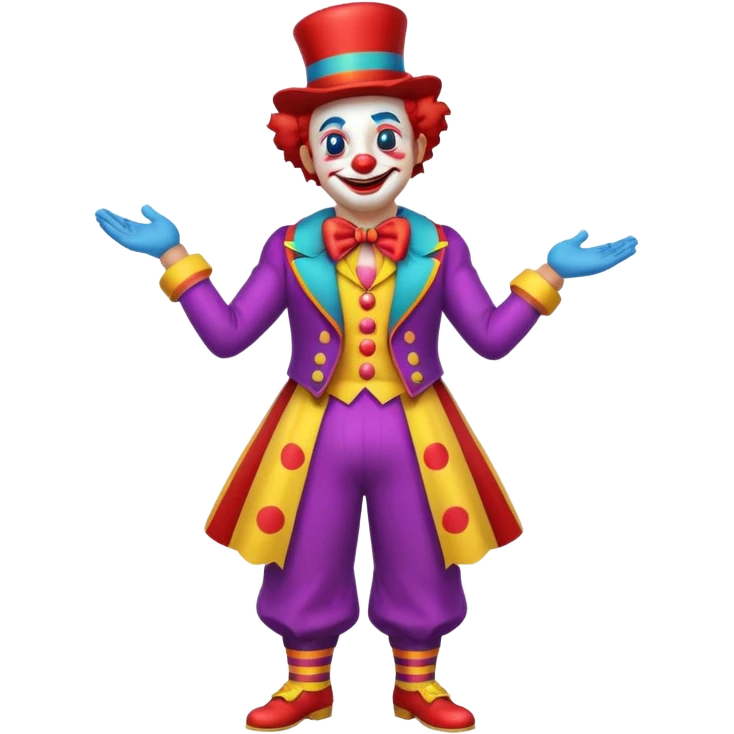 circus clown full body emoji