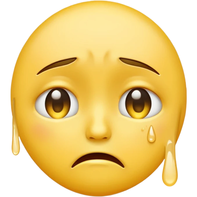 crying face emoji, expressive and clear emoji