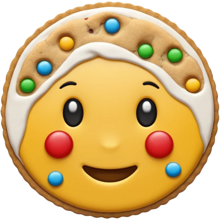 Unas galletas de navidad versión emoji emoji