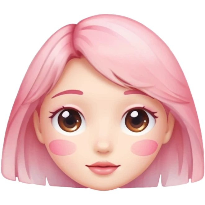 blushing lines emoji