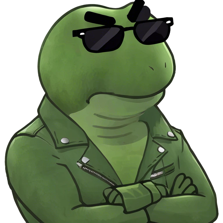 Arms crossed holding neck angry guy emoji