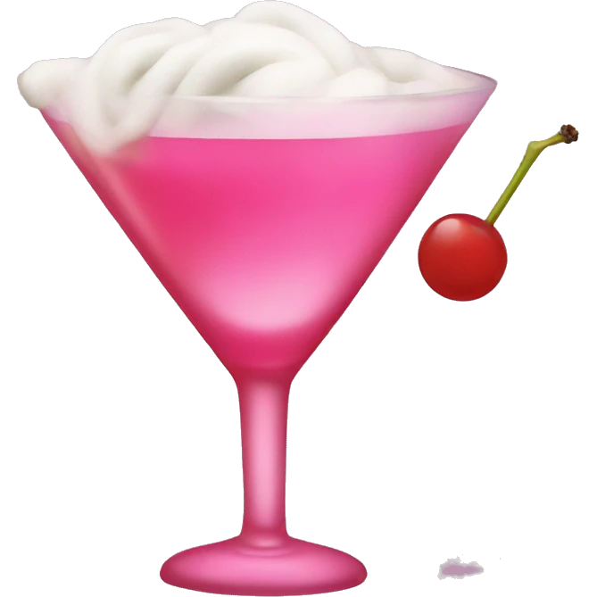 Pink martini emoji