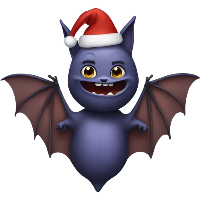 Bat Christmas  emoji