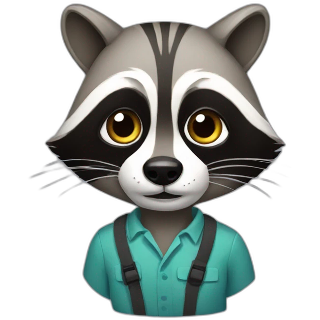Raccoon Psychologist emoji