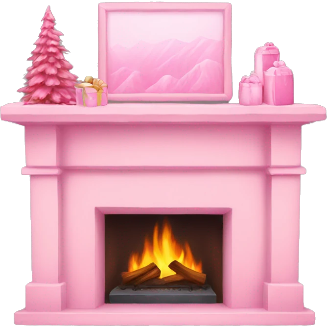 Winter Pink FirePlace emoji