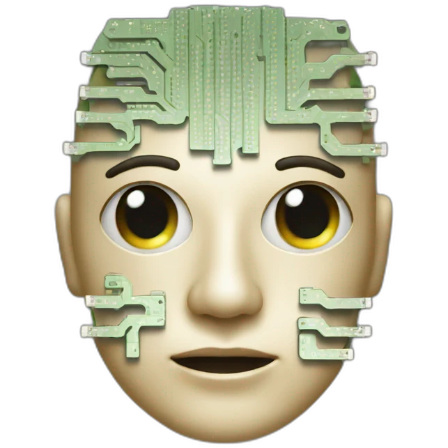 microchip head emoji