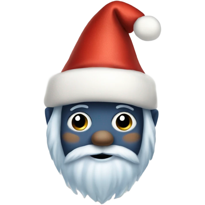 Cutesy Christmas gonk emoji