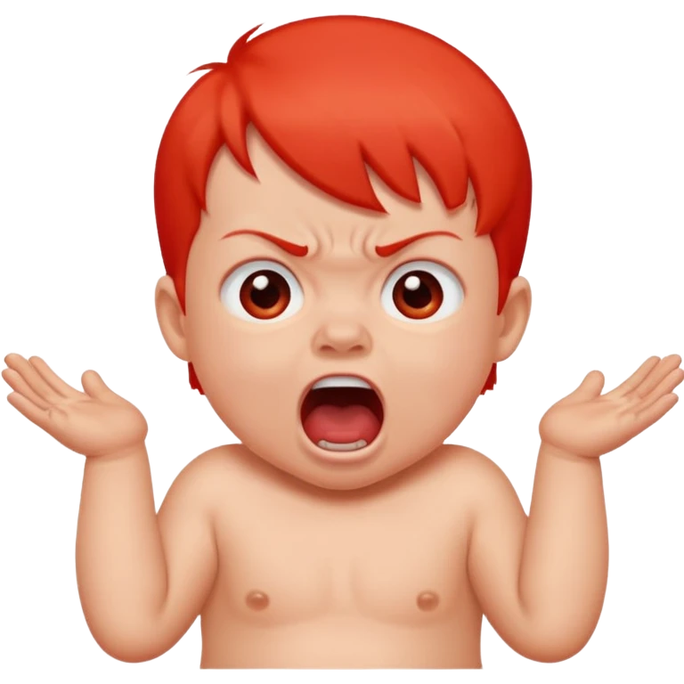 Loud baby emoji