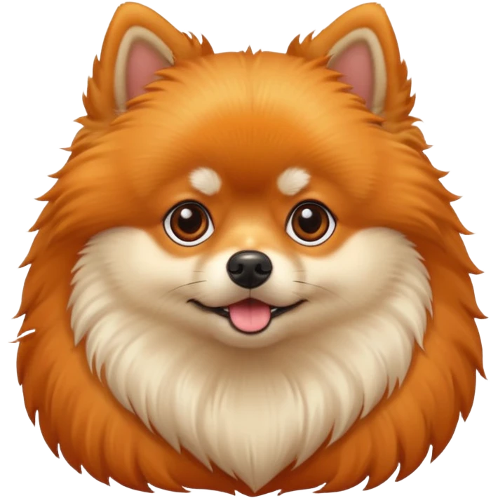 Pomeranian realistic emoji